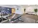 Fitness center with treadmills, exercise bike and weights at 1050 N Corona St # 215, Denver, CO 80218