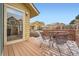 Private patio area with outdoor seating, perfect for relaxation at 2146 S Scranton Way, Aurora, CO 80014