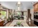 Open concept kitchen and living room at 20182 E Maplewood Pl, Centennial, CO 80016