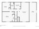 Basement layout showing Gathering room, bedrooms, bathroom, laundry and garage placement at 1576 S Ursula Ct, Aurora, CO 80012