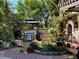 Landscaped backyard oasis with gazebo and grill at 4696 S Yates St, Denver, CO 80236