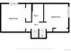 Floor plan with bedroom, bathroom and hallway, providing a clear layout at 8559 W 75Th Pl, Arvada, CO 80005