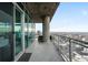 Long balcony offering a view of the surrounding city at 2001 Lincoln St # 3121, Denver, CO 80202