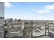 Breathtaking city view from the condo balcony, with clear glass railings and a panoramic skyline backdrop at 2001 Lincoln St # 3121, Denver, CO 80202