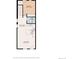 This floor plan showcases a large living room, dining area, and kitchen at 2508 Kensing Ct, Denver, CO 80211