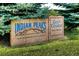 Indian Peaks Golf Course entrance sign welcomes the public to the beautiful City of Lafayette attraction at 2552 Stonewall Ln, Lafayette, CO 80026