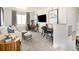 Cozy loft area with stylish decor, including dual desk area, offers a perfect space for relaxation or a home office at 13342 Blue Amber Ct, Parker, CO 80134
