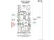 Detailed plot plan illustrating property boundaries, house footprint, and relevant dimensions at 13342 Blue Amber Ct, Parker, CO 80134
