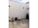 Private outdoor space with modern seating, decorative plant, and a minimalist design at 1467 Delgany St # 1, Denver, CO 80202