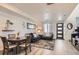 Inviting living room with modern furniture, stylish decor, and light wood floors for a cozy, contemporary feel at 5332 13Th St, Frederick, CO 80504