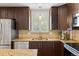 Modern kitchen features granite countertops, stainless steel appliances, and ample cabinet space at 1845 W 39Th Ave, Denver, CO 80211