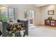 Breakfast nook with bench seating and natural light at 25015 E Park Crescent Dr, Aurora, CO 80016