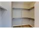 Spacious walk-in closet with adjustable shelving and neutral carpeting at 5514 Uinta St, Denver, CO 80238