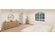 Bright bedroom with neutral decor, dresser, and a large window overlooking the neighborhood at 22363 E 38Th Pl, Aurora, CO 80019