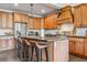 Spacious kitchen with a large island, modern appliances, and ample cabinet space at 384 Camron Ln, Breckenridge, CO 80424
