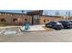 Exterior shot of the coffee shop and clubhouse, boasting modern architecture and convenient parking at 10681 Sundial Rim Rd, Highlands Ranch, CO 80126
