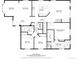 Detailed floor plan showcasing the layout of the home including the foyer, kitchen, and primary bedroom at 17059 Motsenbocker Way, Parker, CO 80134