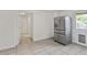 Kitchen showcasing modern stainless steel refrigerator at 607 Branding Iron Ln, Castle Rock, CO 80104