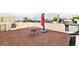 Wide view of rooftop patio with outdoor table and seating at 3404 W 18Th Ave, Denver, CO 80204