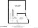 Floor plan of the first floor showing the Gathering room, hall, and utility room at 249 S Lincoln St, Denver, CO 80209