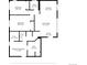 Floor plan shows layout of home featuring bedrooms, baths, kitchen, and living room at 1755 Ingalls St, Lakewood, CO 80214