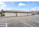 Exterior view of condo garages with ample parking spaces available at 710 Copper Ln # 102, Louisville, CO 80027