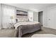 Comfortable bedroom with a cozy bed, stylish decor, and natural light from the large windows at 5202 Reed St, Arvada, CO 80002