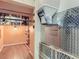 Custom dog room with diamond plate wall protector and dog wash station at 5995 Fencerow Pl, Brighton, CO 80601