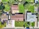 Aerial view of property and surrounding homes at 6087 W 61St Pl, Arvada, CO 80003