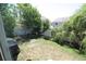 View of the backyard with fence and landscaping at 20194 Robins Dr, Denver, CO 80249