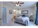 Cozy bedroom with carpet and an en-suite bath for ultimate comfort and convenience at 20194 Robins Dr, Denver, CO 80249