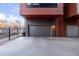 Spacious two-car garage providing convenient parking and ample storage for vehicles and equipment at 2350 Tremont Pl # 13, Denver, CO 80205