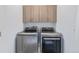 Convenient laundry room with LG washer and dryer at 2350 Tremont Pl # 13, Denver, CO 80205