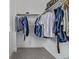 Spacious walk-in closet offering ample storage and organization for clothes and accessories at 2350 Tremont Pl # 13, Denver, CO 80205
