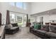 Spacious living room with large windows, wood floors, and views of the backyard at 24326 E Ohio Dr, Aurora, CO 80018