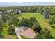 Aerial view of the park, playground, soccer field, and walking path at 7346 S Platte Canyon Dr, Littleton, CO 80128