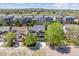 Beautiful aerial view of a neighborhood featuring well-maintained homes and lush green trees at 3314 Astorbrook Cir, Highlands Ranch, CO 80126