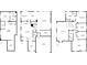 Complete floor plan of all floors showcases the home's layout, including bedrooms, living spaces, and storage at 3314 Astorbrook Cir, Highlands Ranch, CO 80126