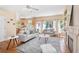 Bright open concept living area with lots of windows and views to the backyard at 3314 Astorbrook Cir, Highlands Ranch, CO 80126