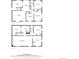 Detailed floor plan showcasing the layout of the living room, kitchen, bedrooms, and bathrooms at 690 W 1St Ave, Broomfield, CO 80020