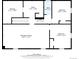Detailed floor plan showcasing the layout of the recreation room, utility room, and storage room at 690 W 1St Ave, Broomfield, CO 80020