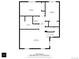 Downstairs floor plan displays bedrooms, Gathering room, bath, and utility layout, optimizing space and functionality at 1488 S Andes Way, Aurora, CO 80017