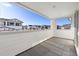Spacious balcony overlooking neighborhood homes at 8588 Eagle River St, Littleton, CO 80125