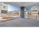 Covered patio with view of backyard and neighborhood at 8588 Eagle River St, Littleton, CO 80125
