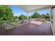 Spacious deck with white railing offers views of the surrounding landscape at 5309 Mining Camp Trl, Parker, CO 80134