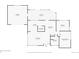 Floorplan layout of the home's first floor including the garage, sunroom, kitchen, and bedrooms at 2220 Lee St, Lakewood, CO 80215