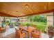 Covered patio area with comfortable seating, perfect for outdoor dining and entertaining at 260 Flint Way, Broomfield, CO 80020