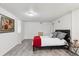 Basement bedroom with a queen-size bed at 3311 S Logan St, Englewood, CO 80113