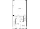 Detailed floor plan featuring garage, bedroom, foyer, utility room and bathroom on first floor at 8883 Ramblestone St, Highlands Ranch, CO 80129