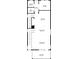 Second floor plan features a kitchen, dining area, living room, balcony, laundry and office at 8883 Ramblestone St, Highlands Ranch, CO 80129